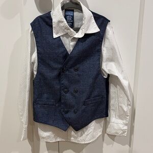 Nautica White Polka Dot Shirt